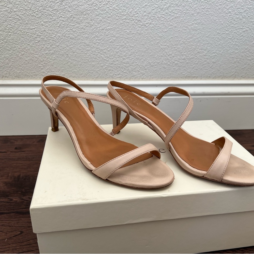 Joie Madi nude strappy heels